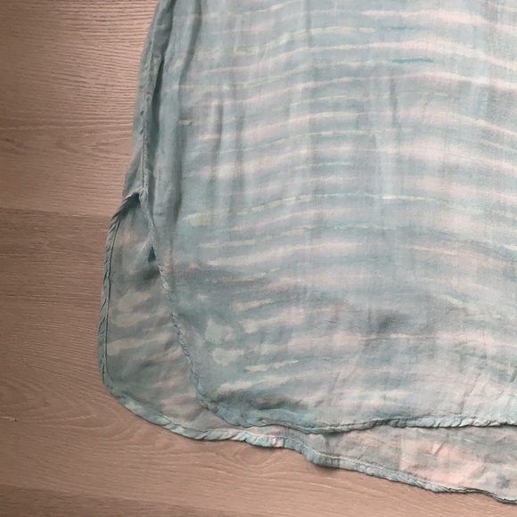 Cloth & Stone tie dye‎ blue sleeveless top blouse - Picture 5 of 8